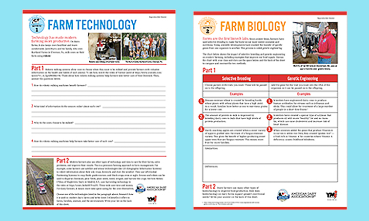 Science on the Farm  - Educate Students About Scientific Technologies Used in 21st Century Farming