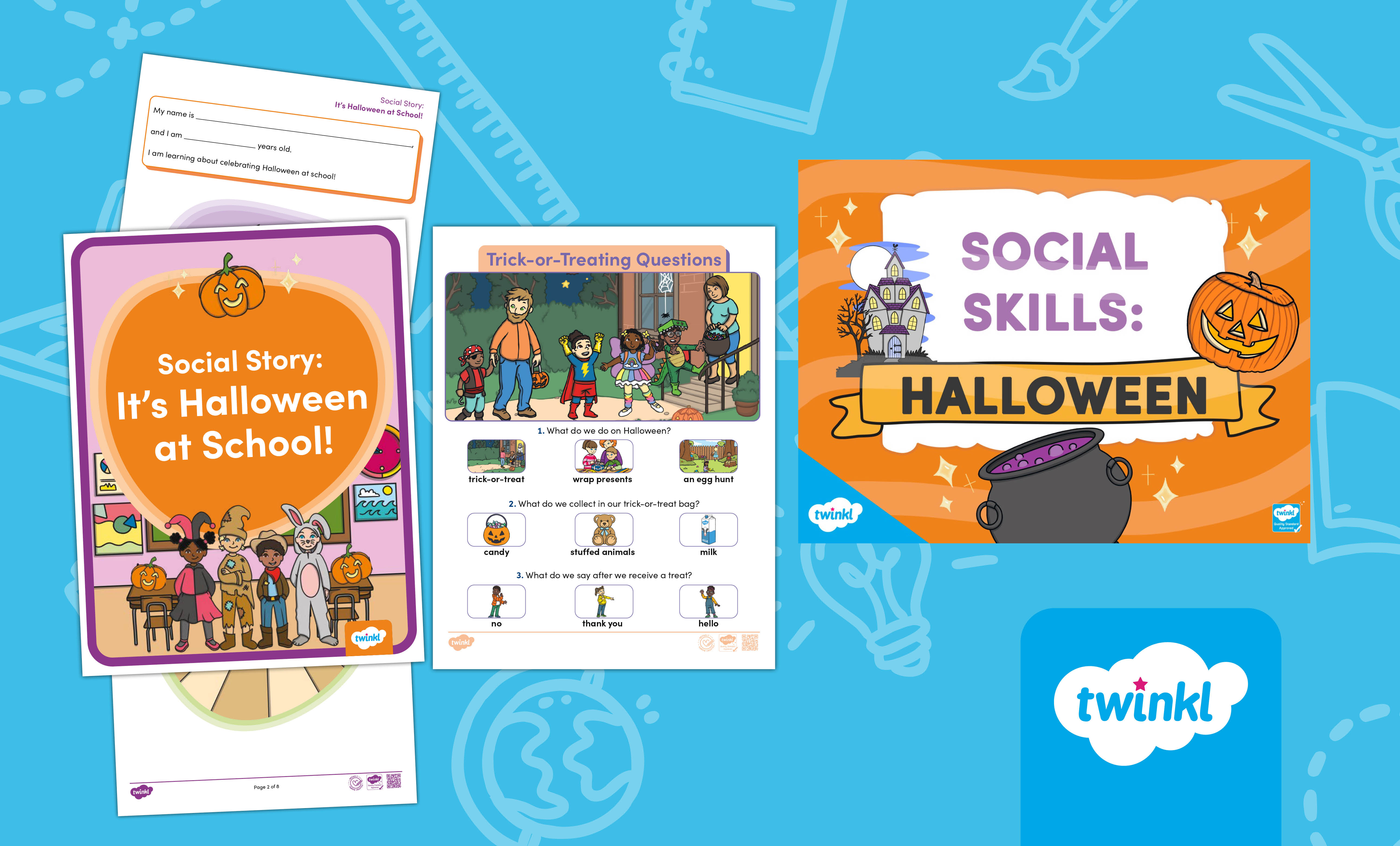 Halloween Lesson Bundle for Special Education