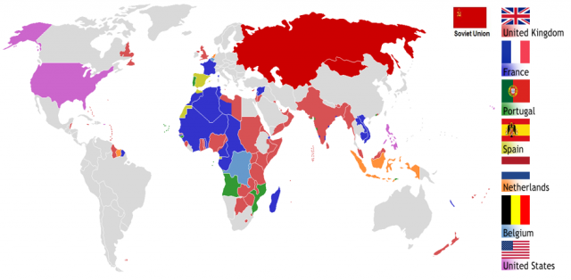 Maps Reinforcing Decolonization & Independence