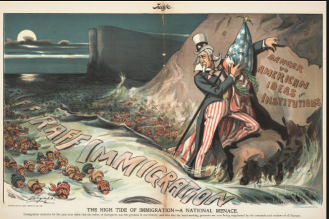 Analyzing Anti-Immigrant Attitudes in Political Cartoons